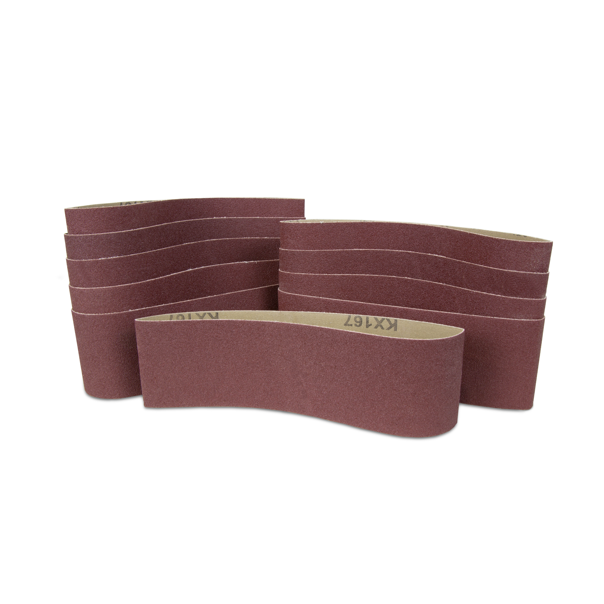 WEN 80-Grit Sanding Belt Sandpaper - 3in. x 18in., 10 Pcs, Model# 6318SP80